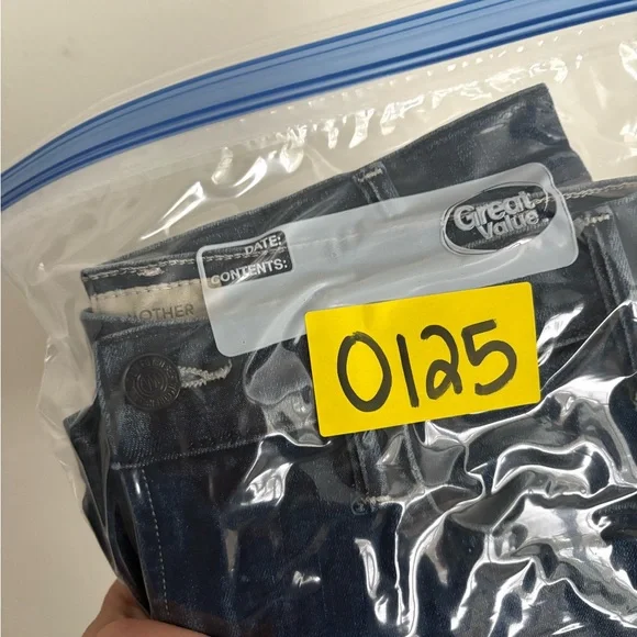 MOTHER Hustler Ankle Heirloom Stretch High Rise Blue Jeans Women’s size 28 NWOT - Picture 14 of 14